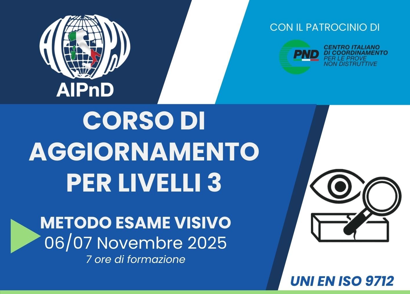 Corso aggiornamento Liv. 3 - VT